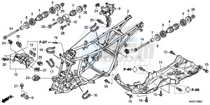 TRX420FM1F TRX420 Europe Direct - (ED) drawing FRAME BODY