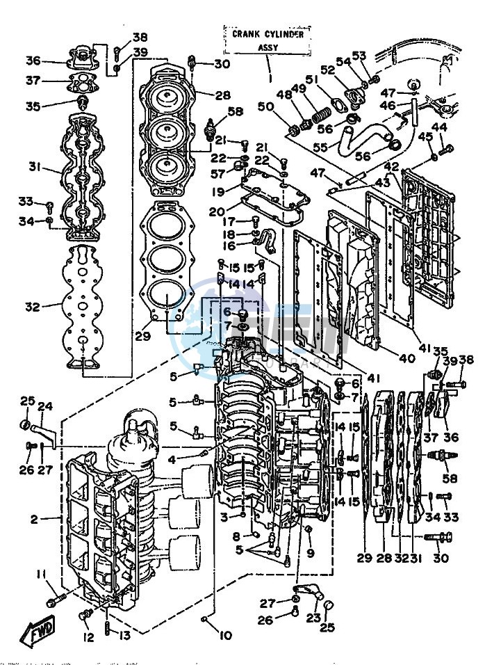 CYLINDER--CRANKCASE