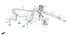 NSS250 JAZZ drawing AIR INJECTION VALVE