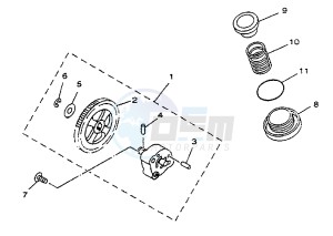 YP MAJESTY 150 drawing OIL PUMP