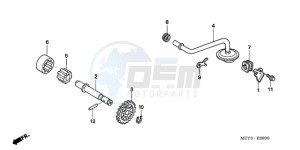 CRF450X9 U drawing OIL PUMP