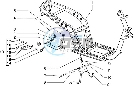 Chassis - Central stand