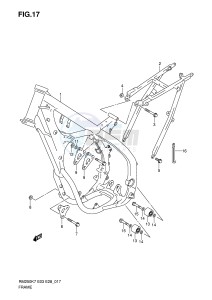 RM250 (E3-E28) drawing FRAME