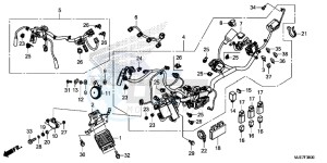 CBR650F 2ED - (2ED) drawing WIRE HARNESS