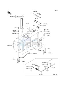 KAF 620 R [MULE 4010 TRANS4X4] (R9F-RAFA) RAF drawing FUEL TANK