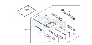 FJS600A 400 SILVER WING drawing TOOLS