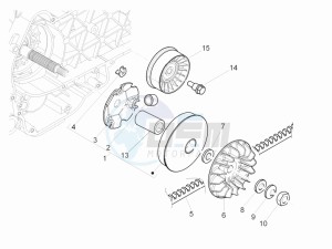 MP3 300 ie Touring drawing Driving pulley