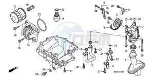 CBF600NA9 Europe Direct - (ED / ABS 25K) drawing OIL PAN/OIL PUMP