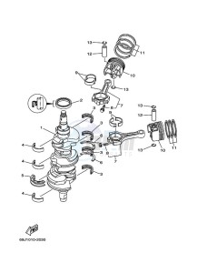 F200A drawing CRANKSHAFT--PISTON