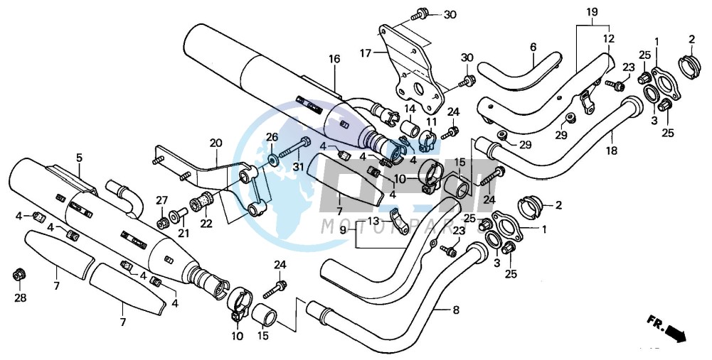 EXHAUST MUFFLER (CM)