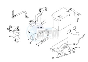 X9 250 drawing Battery