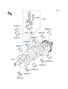 Z750R ZR750NCF UF (UK FA) XX (EU ME A(FRICA) drawing Crankshaft