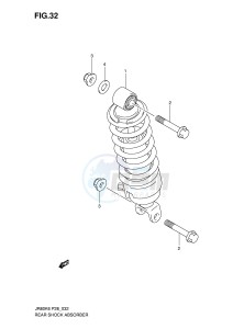 JR80 (P28) drawing REAR SHOCK ABSORBER