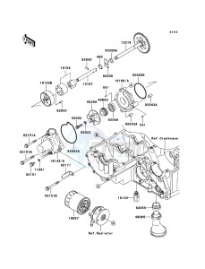 Z1000 ZR1000B8F FR GB XX (EU ME A(FRICA) drawing Oil Pump