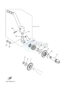 YZ125 (1SR9 1SRA 1SRB 1SRC 1SRC) drawing STARTER