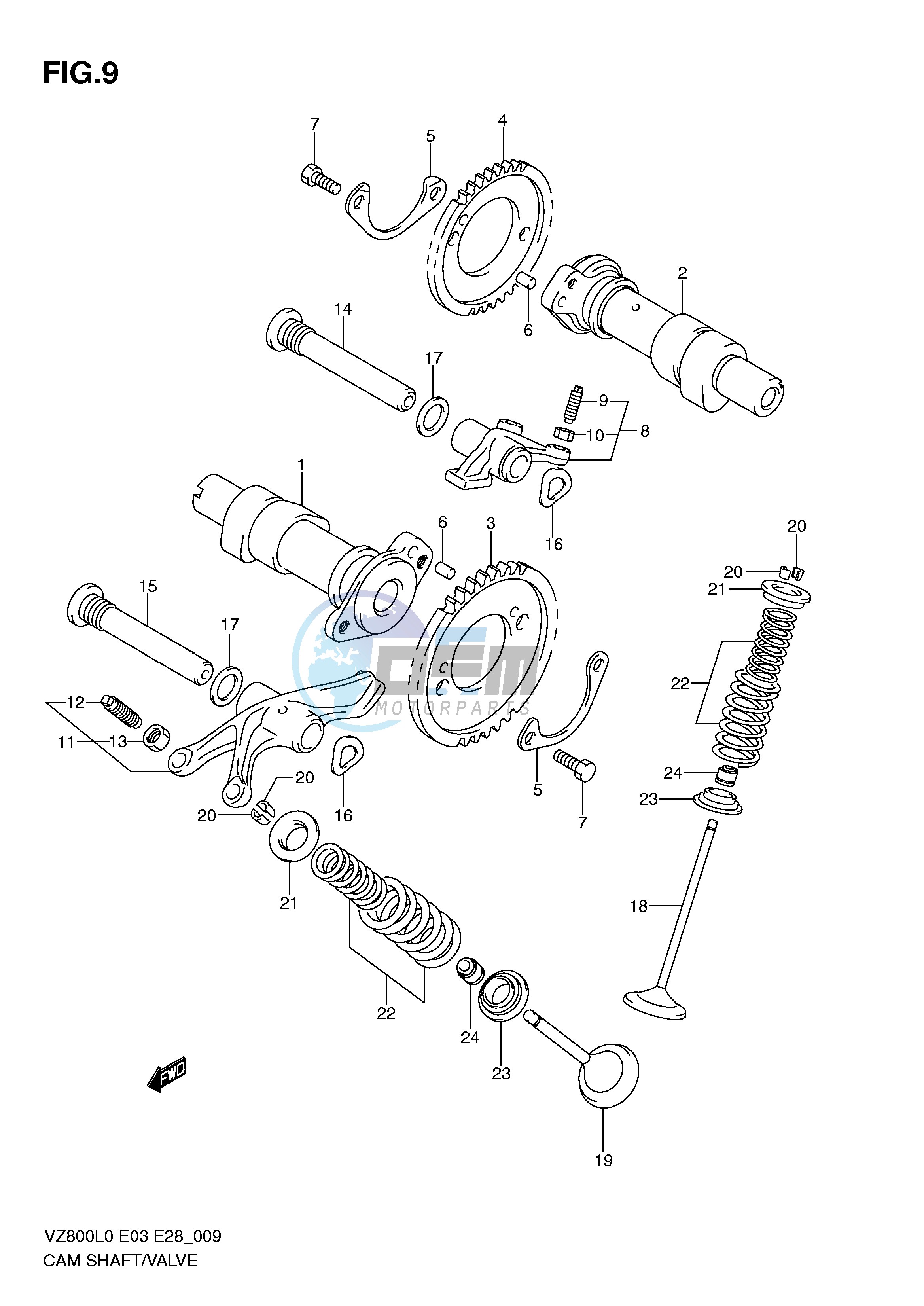 CAMSHAFT - VALVE