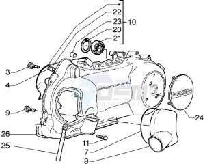 Hexagon 125 GT drawing Crankcase Cooling