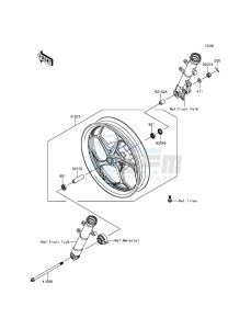 Z250SL ABS BR250FGF XX (EU ME A(FRICA) drawing Front Hub