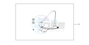 CBR600RAA F / CMF drawing FENDER RR