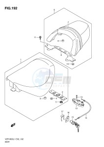 VZR1800 (E2) INTRUDER drawing SEAT (VZR1800L1 E2)