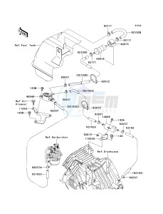 KAF 400 A [MULE 610 4X4] (A6F-AF) A7F drawing FUEL PUMP