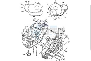 XVS A DRAG STAR CLASSIC 1100 drawing CRANKCASE