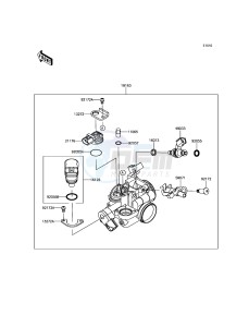 KLX125 KLX125CGF XX (EU ME A(FRICA) drawing Throttle