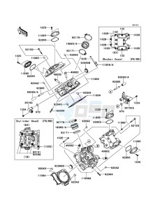 KVF750 4x4 KVF750LCF EU GB drawing Cylinder Head