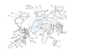 SENDA R BAJA - 125 CC 4T BAJA EU3 drawing BODY