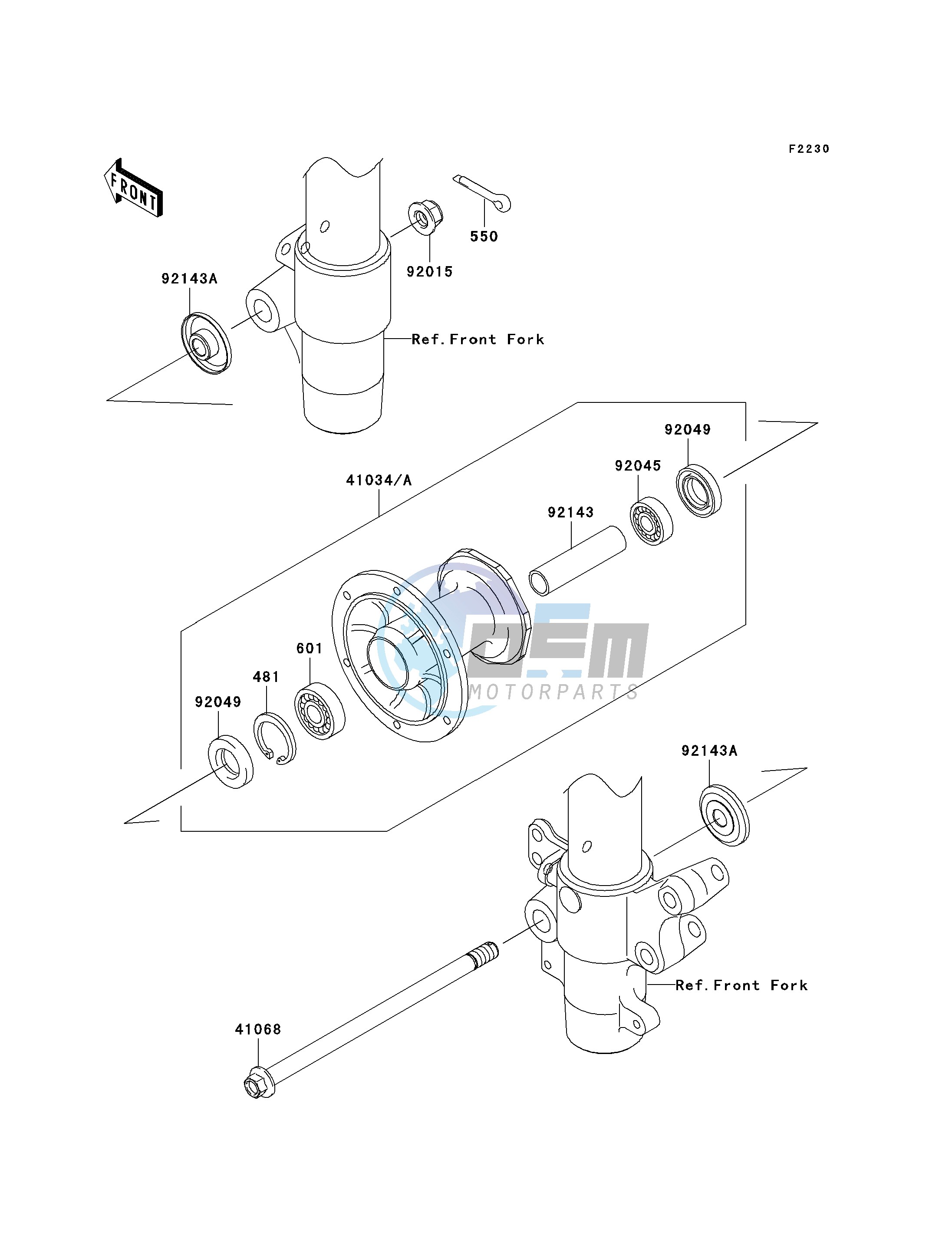 FRONT HUB