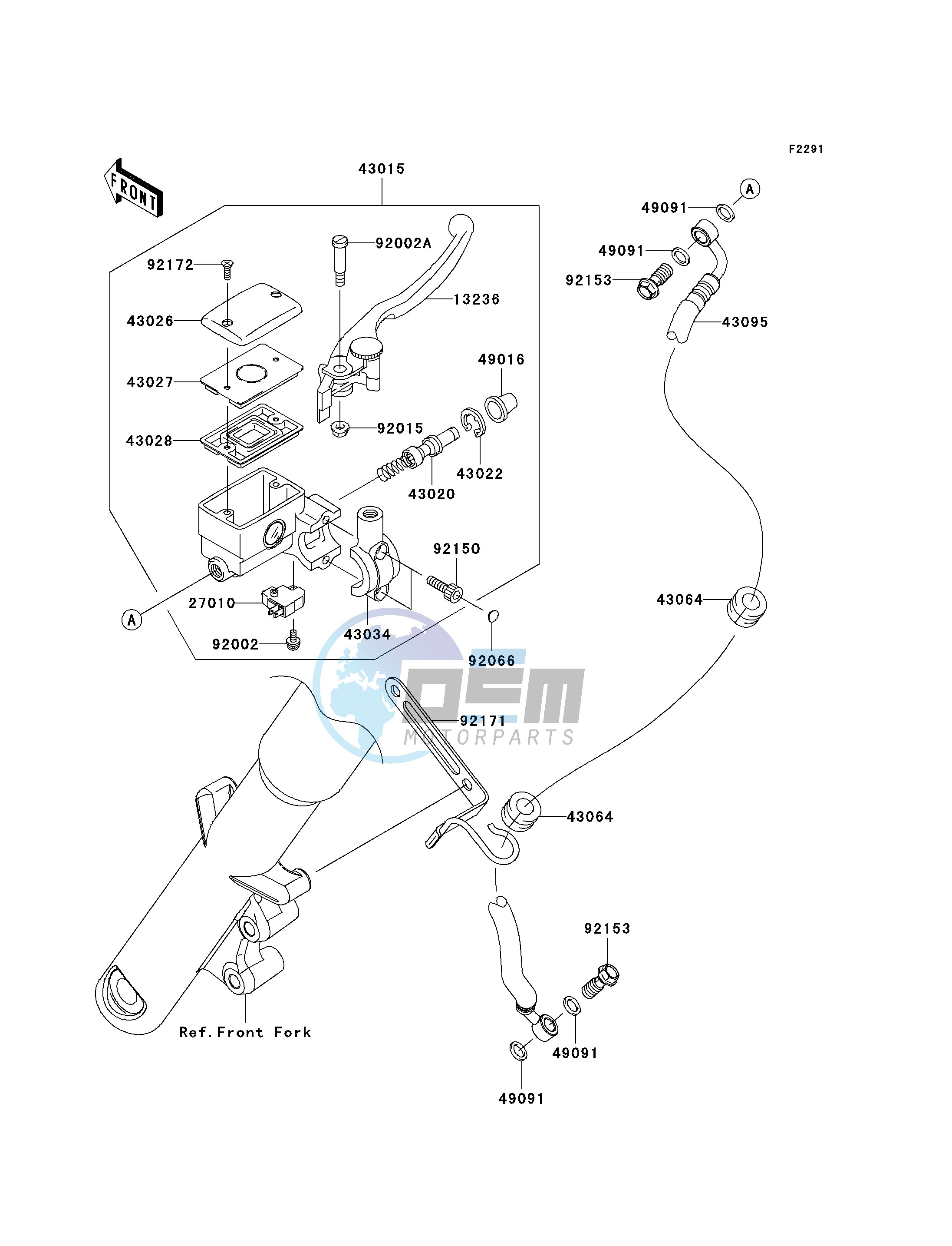 FRONT MASTER CYLINDER