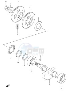 AN250 (E2) Burgman drawing CRANK BALANCER