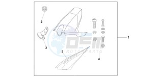 CBR1000RA9 Europe Direct - (ED / ABS MME REP) drawing HUGGER REPSOL REPLICA