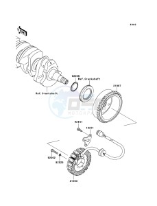 JET SKI ULTRA 250X JT1500B8F FR drawing Generator