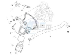 GTS 300 ie Super Sport drawing Cylinder head cover