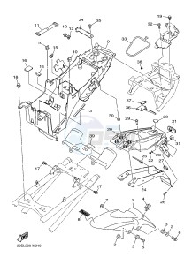 XJ6N 600 XJ6-N (NAKED) (20SL 20SM) drawing FENDER