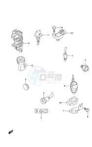 DF 9.9B drawing Sensor/Switch Remote Control