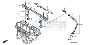 CBR600RRA F / CMF drawing FUEL INJECTOR