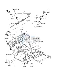 MULE_610_4X4 KAF400ACF EU drawing Frame