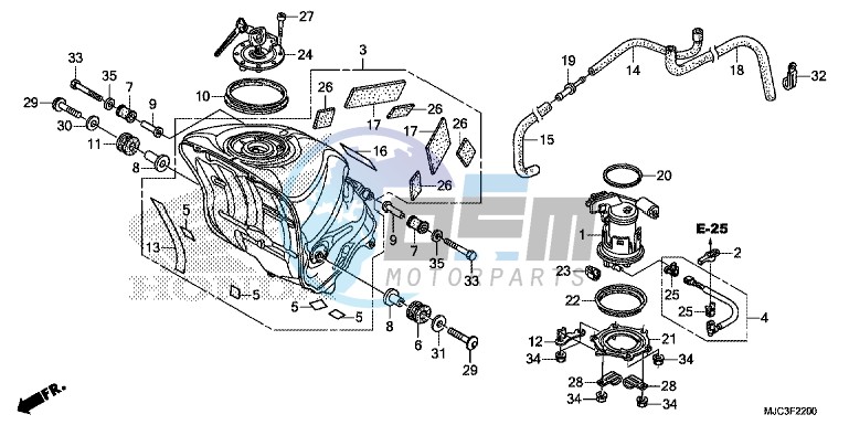 FUEL TANK/FUEL PUMP