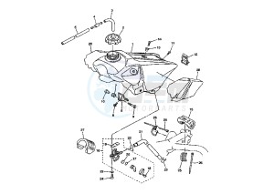 YZ F 450 drawing FUEL TANK