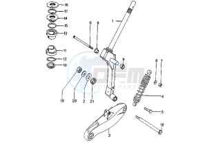 SPEEDFIGHT ARIA - 50 cc drawing FRONT FORK