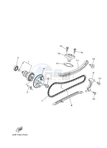 GPD125A GPD125-A NMAX125 (2DS1 2DS5) drawing CAMSHAFT & CHAIN