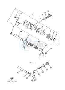 YFM700FWAD (BFEF) drawing SHIFT CAM & FORK