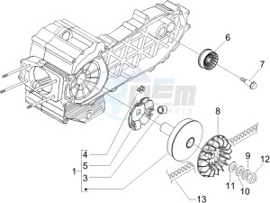 MP3 400 ie drawing Driving pulley