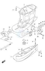 DF 250AP drawing Drive Shaft Housing w/Transom (XX)