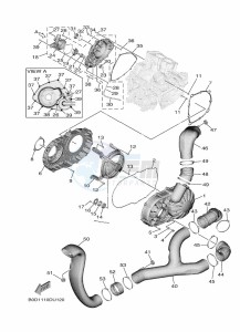 YXE850EN YXE85WPAL (BAN7) drawing CRANKCASE COVER 1