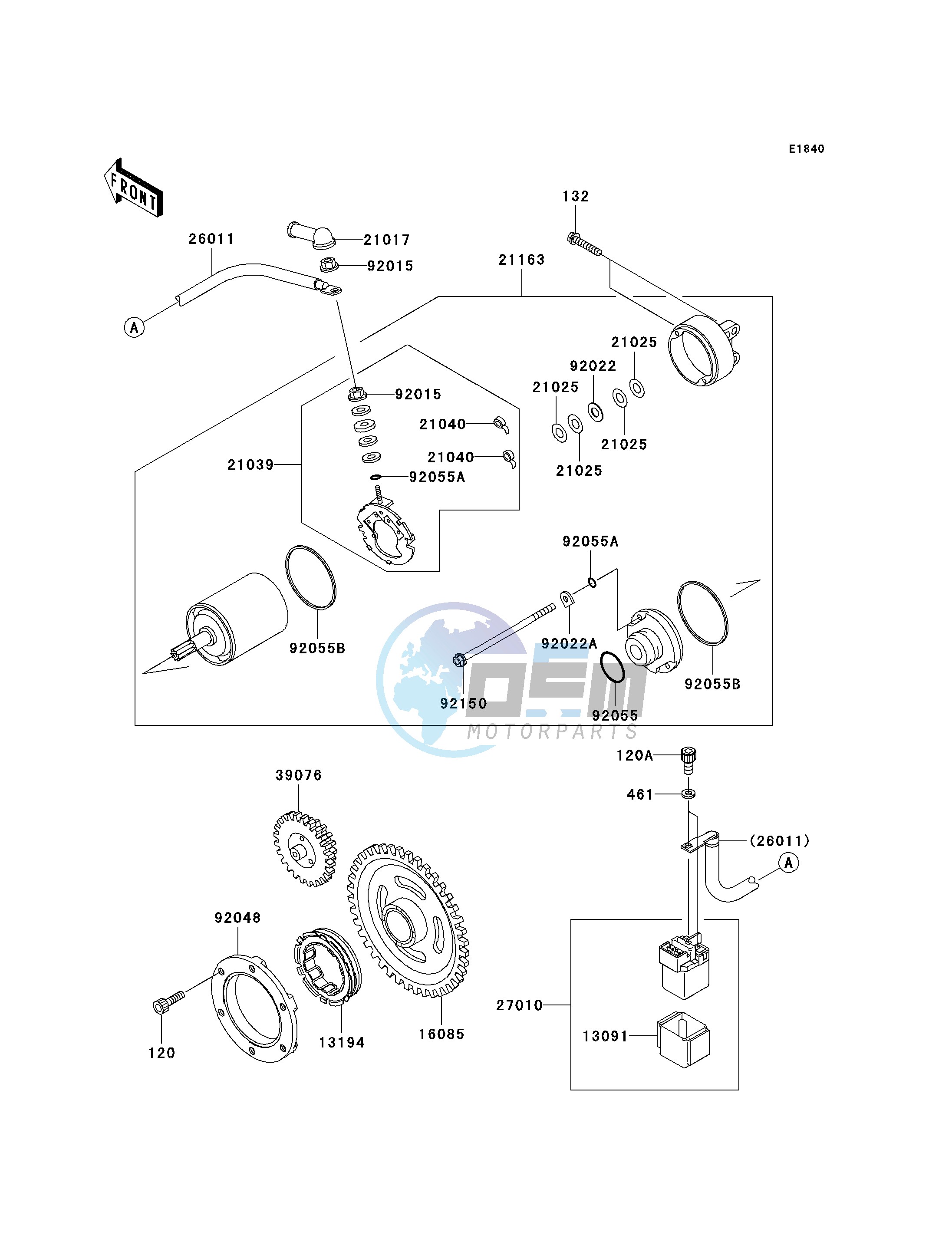 STARTER MOTOR-- B6F- -