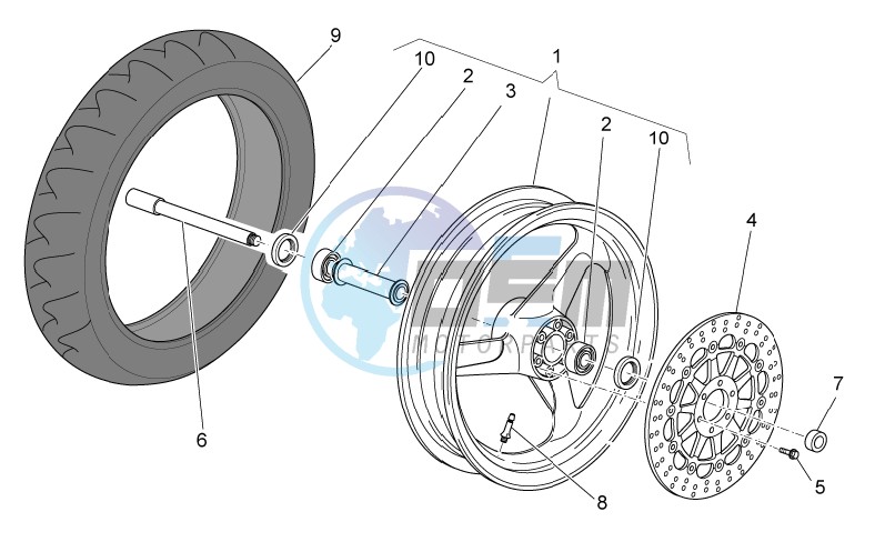 Front wheel