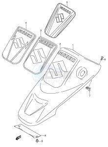 LT-A50 (P3-P28) drawing CENTER FENDER